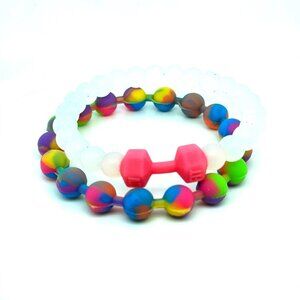 2 Silicon‎ Bracelets (d)
